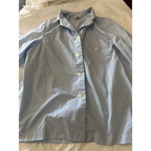 Brooks Brothers 346 Women’s Button Down Shirt Light Blue White size S